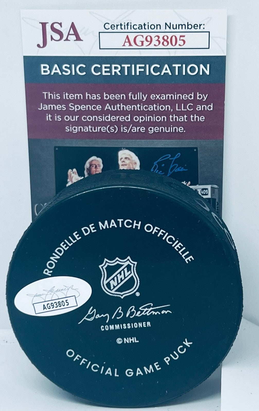 Colton Parayko signed St. Louis Blues Official Game Puck autographed JSA