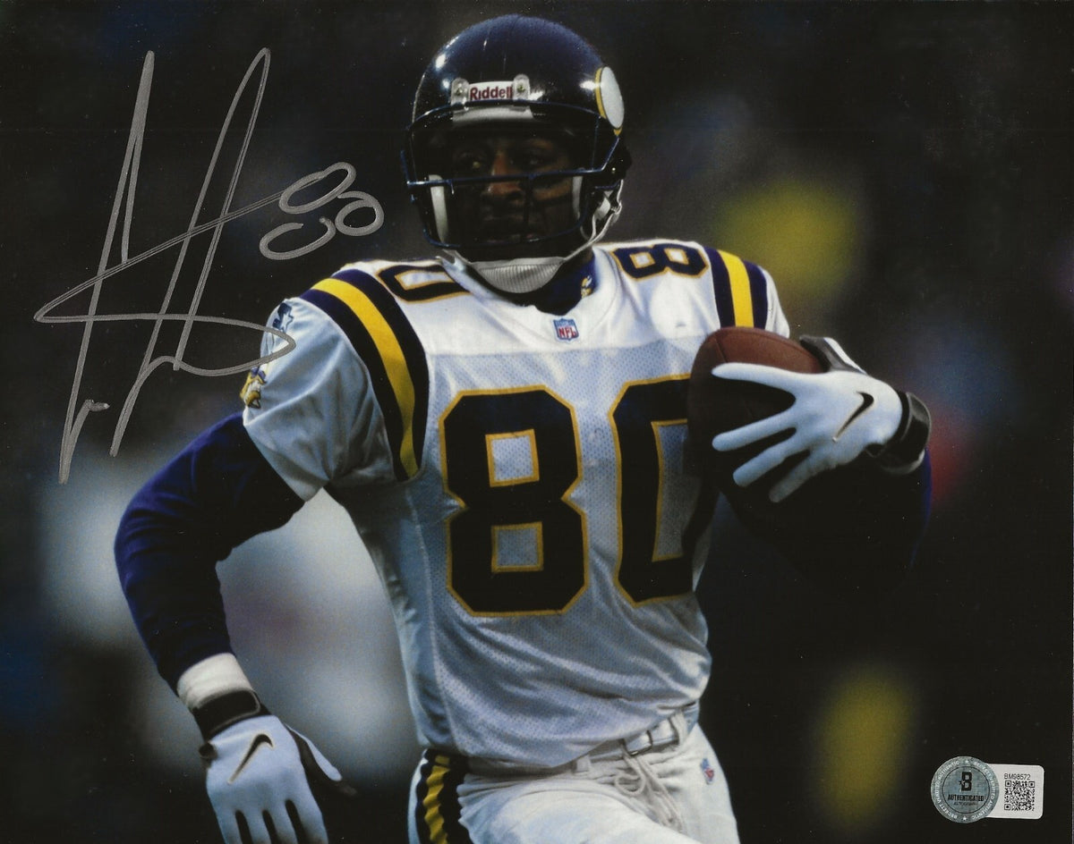 Cris Carter signed Minnesota Vikings 8x10 photo autographed Beckett COA