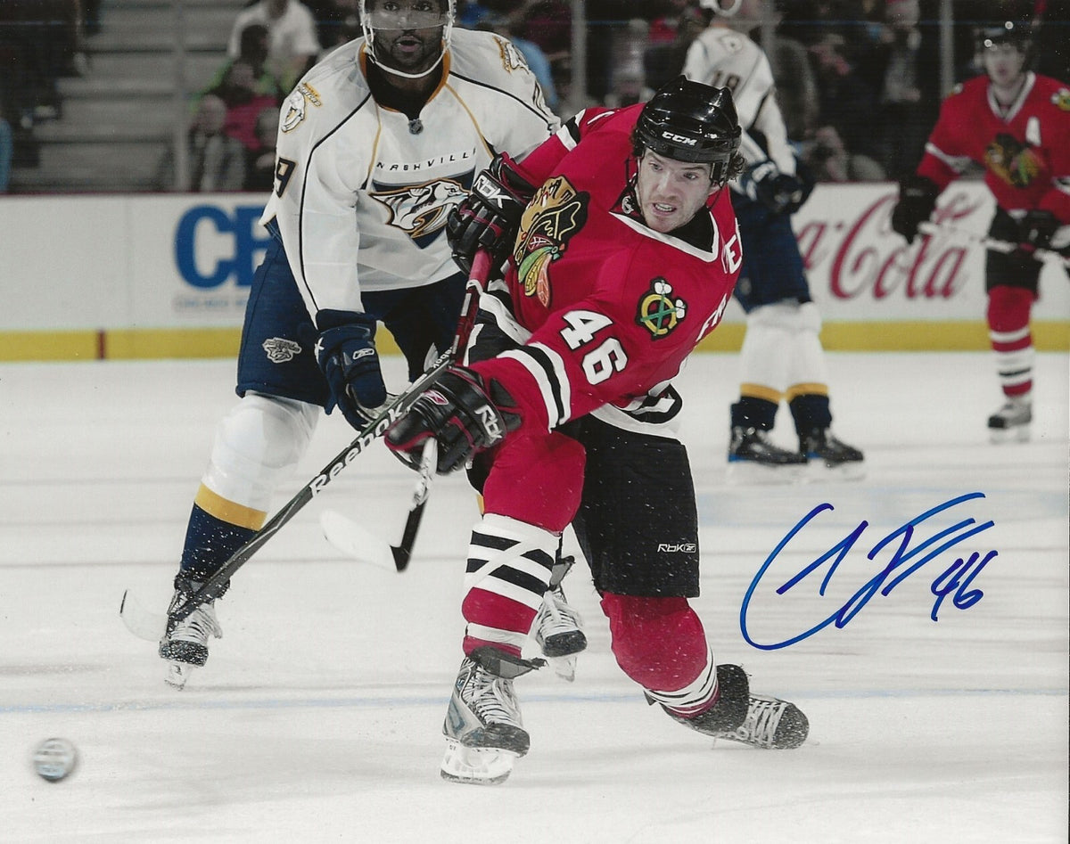 Colin Fraser signed Chicago Blackhawks 8x10 photo autographed Hawks #2