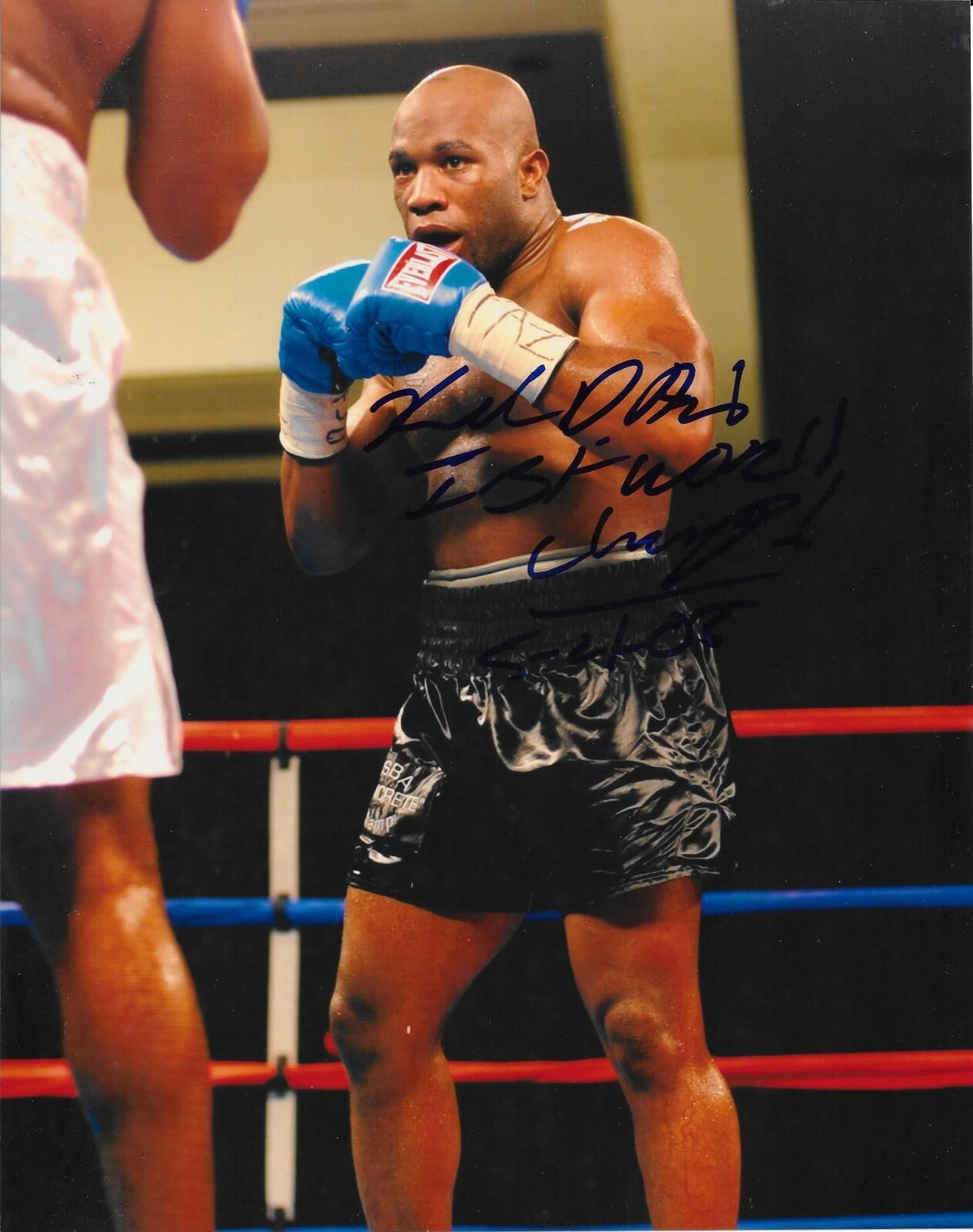Kelvin Davis signed Boxing 8x10 photo autographed #2