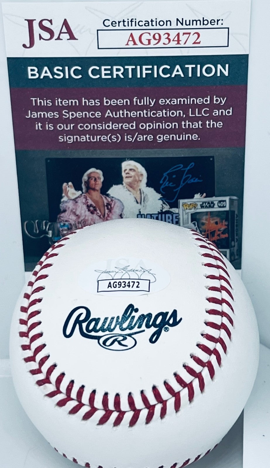 Bill Mazeroski Pirates signed HOF Logo Baseball Ball W/ HOF Inscription JSA