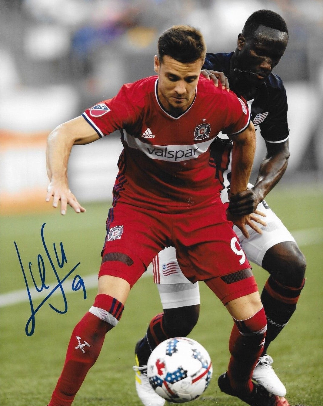 Luis Solignac signed Chicago Fire MLS Soccer 8x10 photo autographed 3