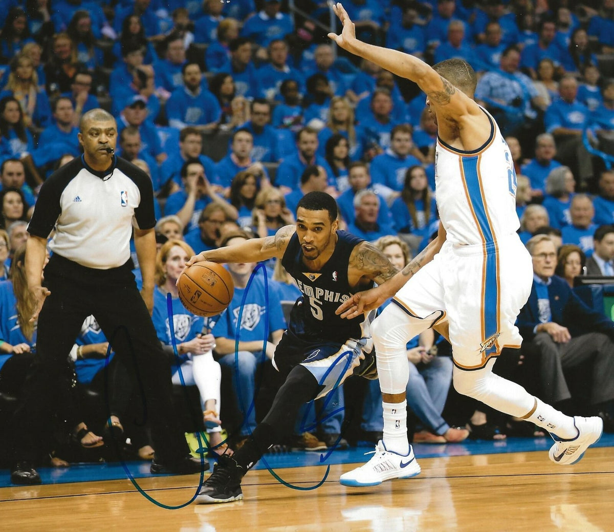 Courtney Lee signed Memphis Grizzlies 8x10 photo autographed