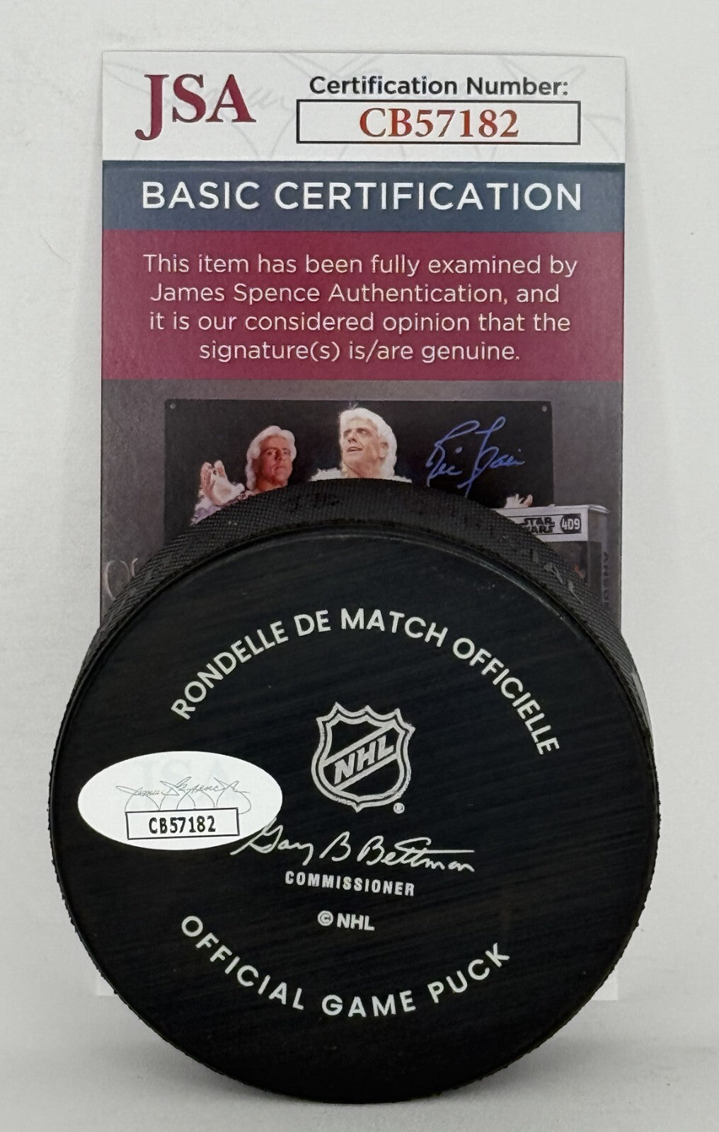 Anthony Duclair signed New York Islanders Official Game Puck autographed JSA