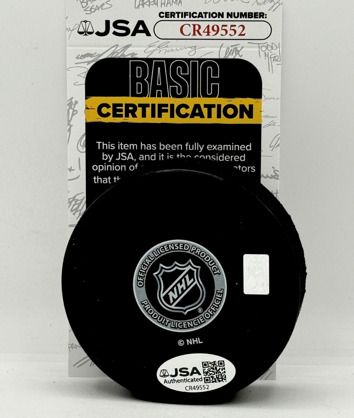 Maxime Talbot signed Pittsburgh Penguins 50th Anniversary Logo Puck JSA COA