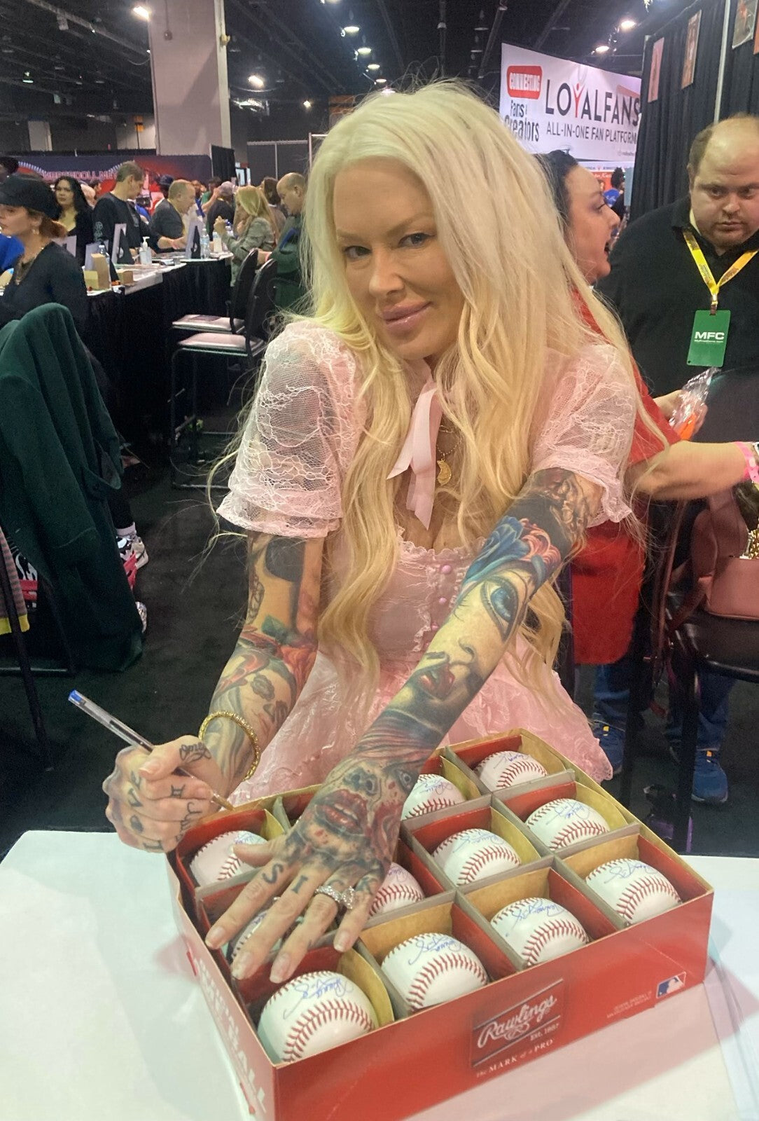 Jenna Jameson Adult Star signed MLB Baseball Ball autographed Proof JSA