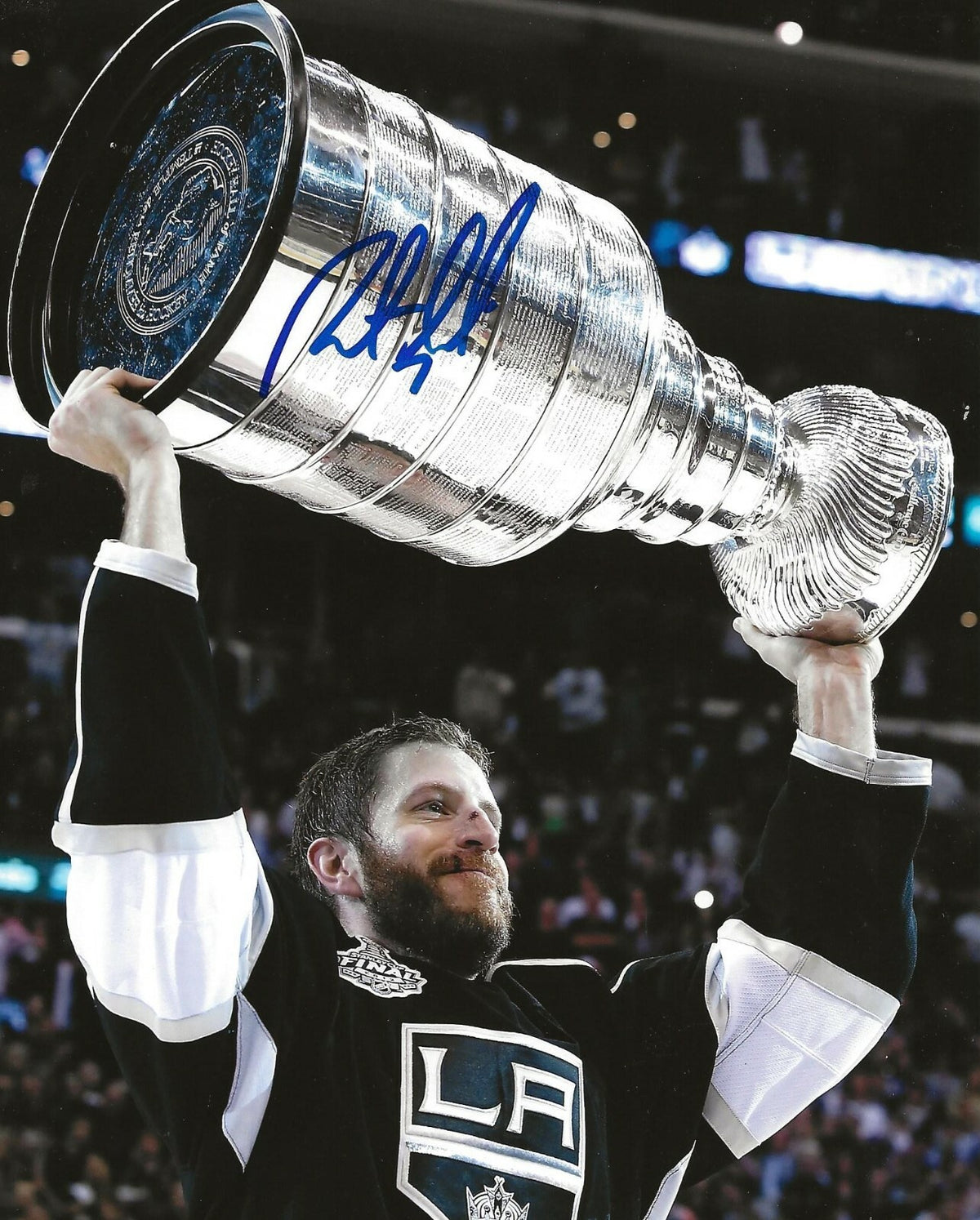 Rob Scuderi signed LA Los Angeles Kings Stanley Cup 8x10 photo autographed 2