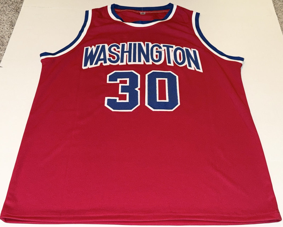 Bernard King Washington Bullets signed Custom jersey W/ HOF Beckett Witness