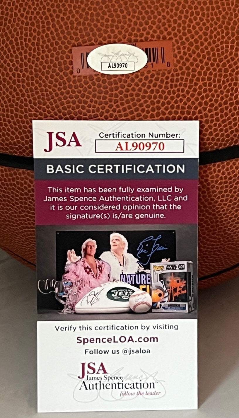Markquis Nowell Kansas State Wildcats signed NCAA Basketball Ball JSA
