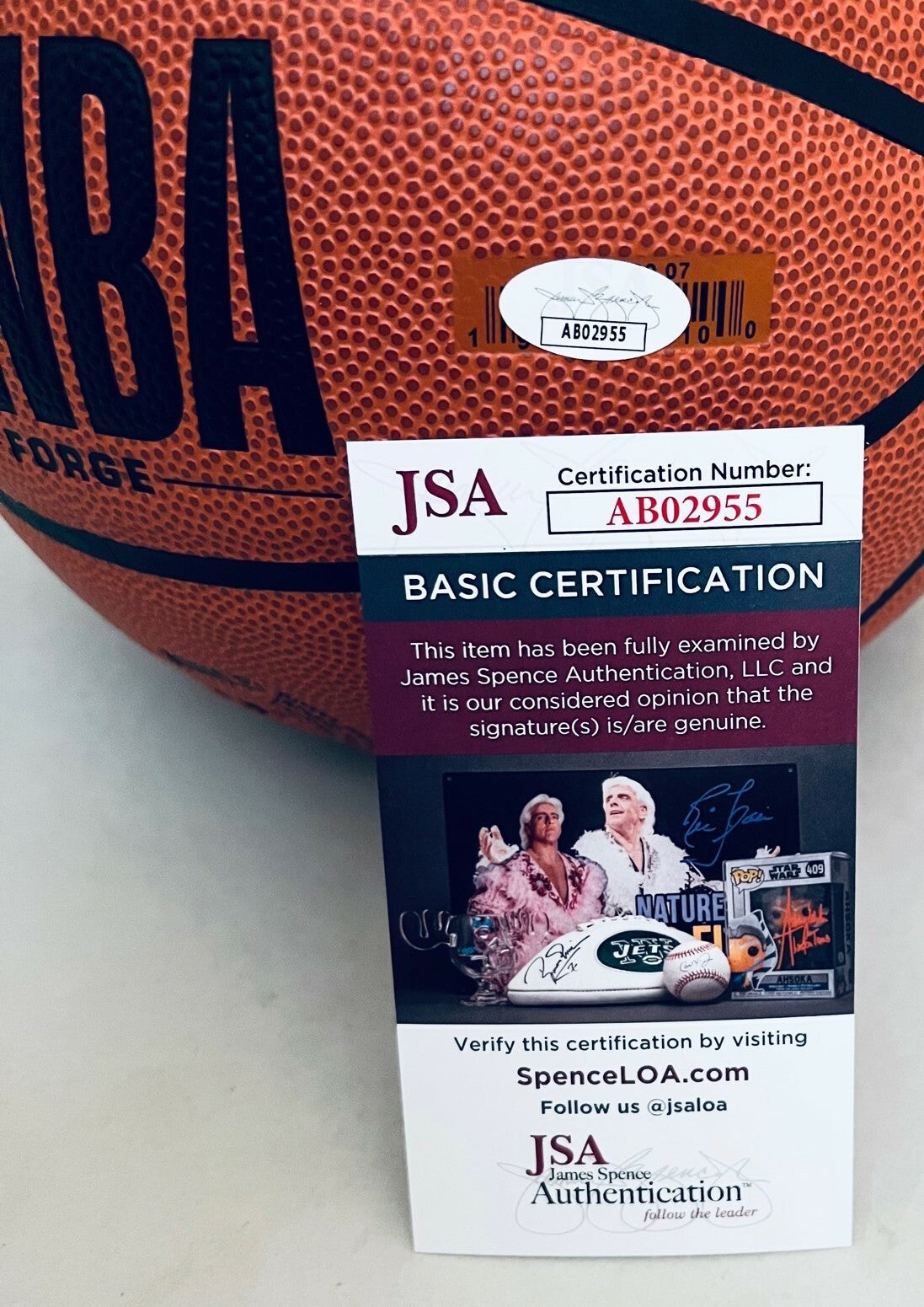 Jalen Suggs Orlando Magic signed NBA Basketball Ball autographed JSA