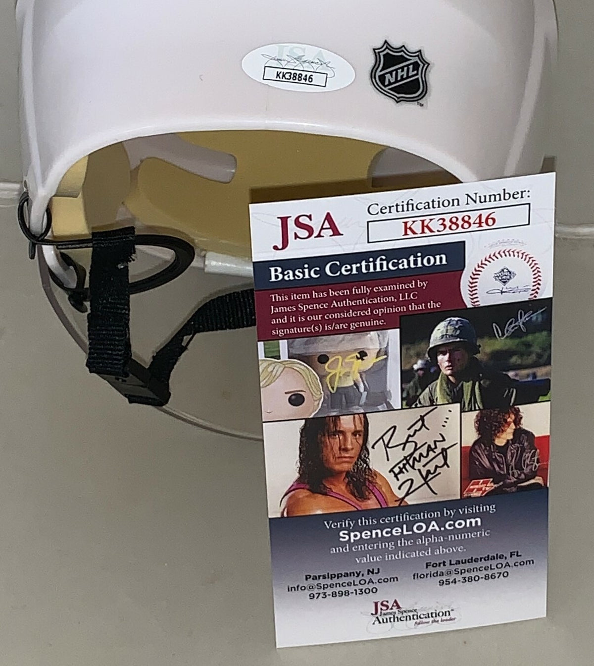 Erik Brannstrom signed Ottawa Senators mini helmet autographed JSA