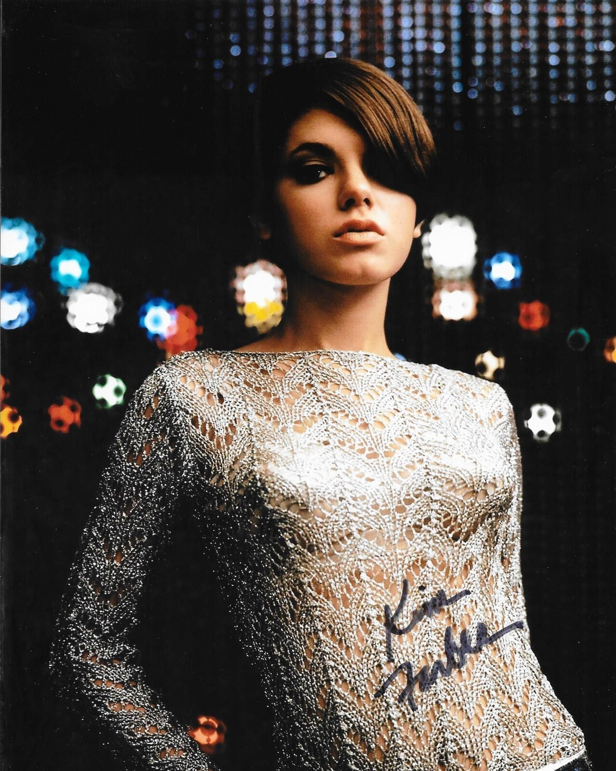 Kim Farber Playboy Model signed 8x10 photo autographed