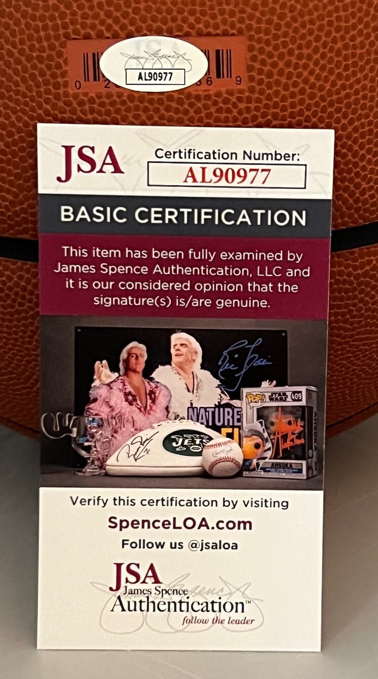 Jerome Tang Kansas State Wildcats signed FS NCAA Basketball Ball autographed JSA