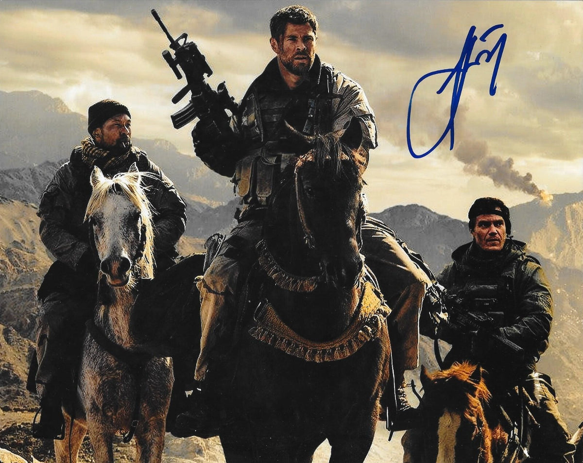 Thad Luckinbill signed 12 Strong 8x10 photo autographed Vern Michaels #3