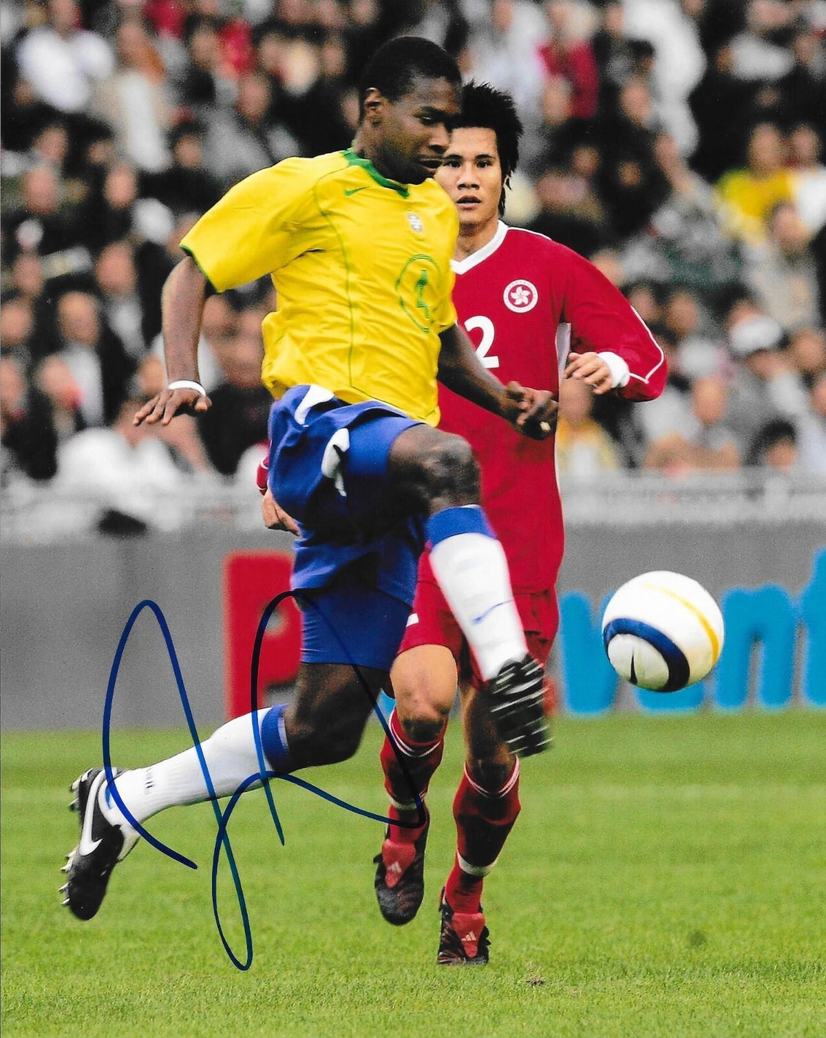 Juan Silveira dos Santos signed Brazil Soccer 8x10 photo autographed #3