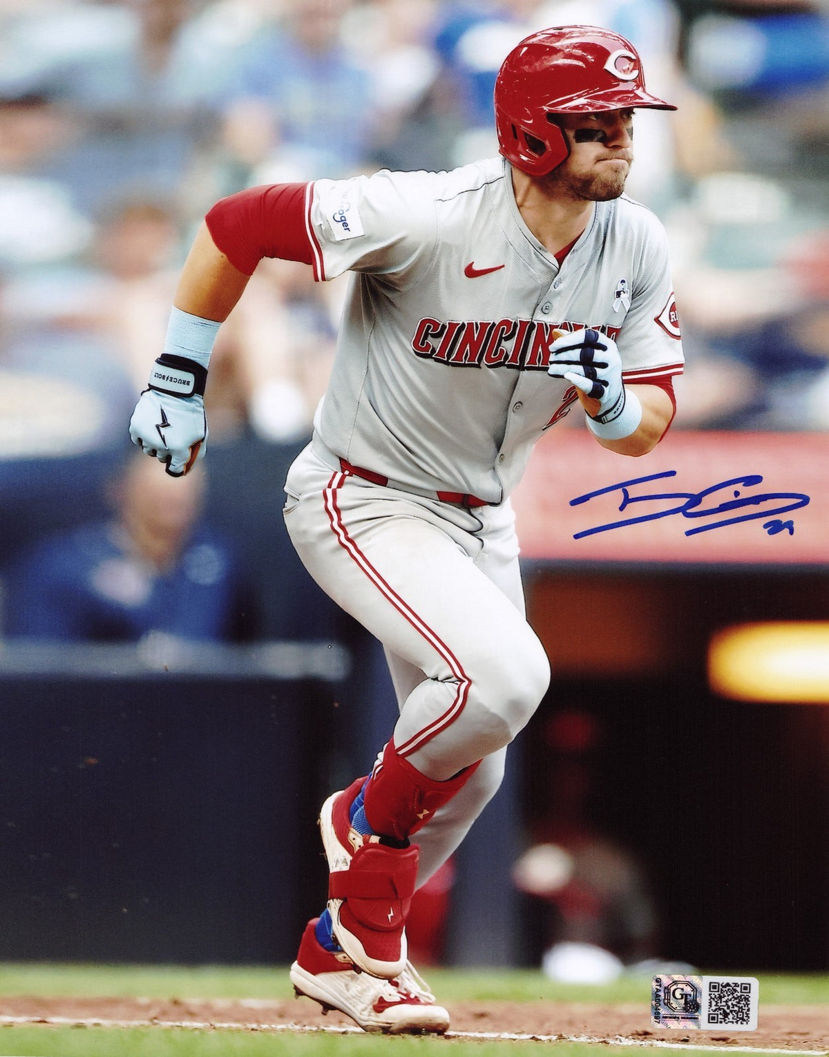 TJ Friedl signed Cincinnati Reds 8x10 photo autographed #4 GT COA