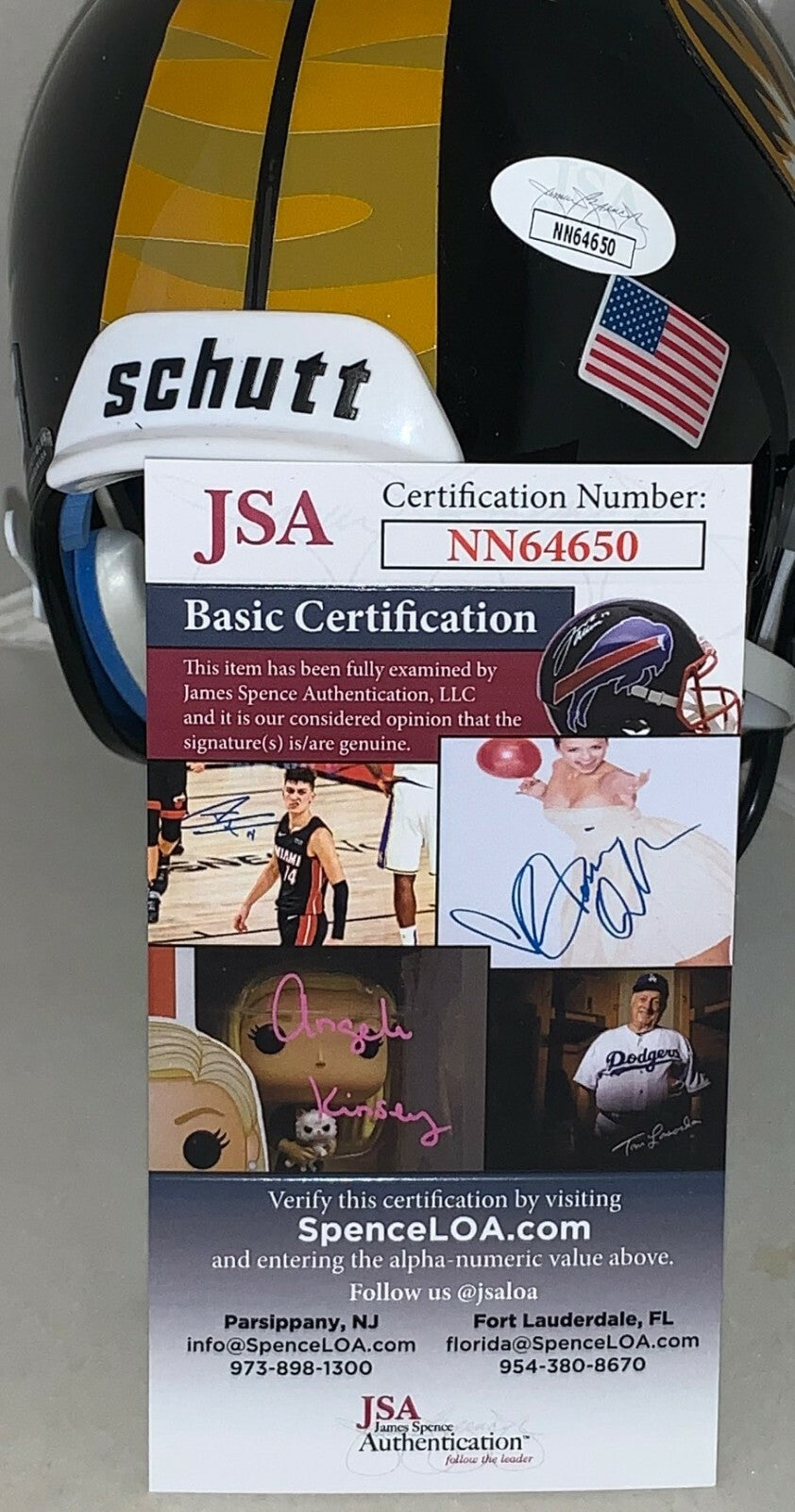 Roger Wehrli signed Missouri Tigers mini helmet autographed W/ CHOF Inscr. JSA