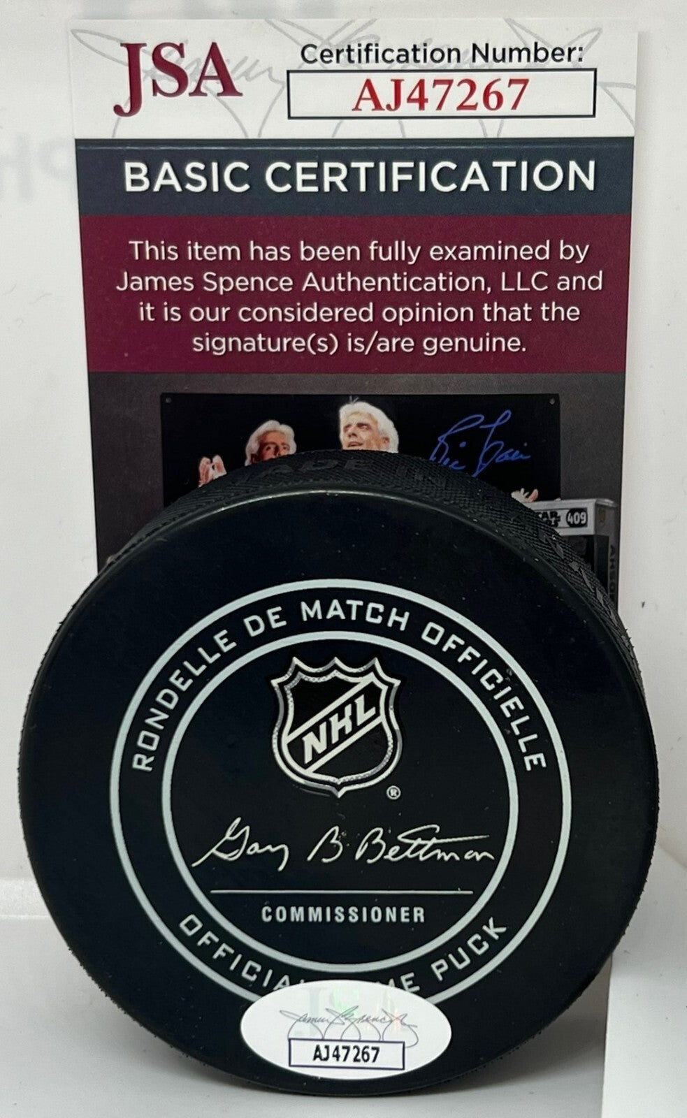 Alex DeBrincat signed Ottawa Senators Official Game Puck autographed JSA