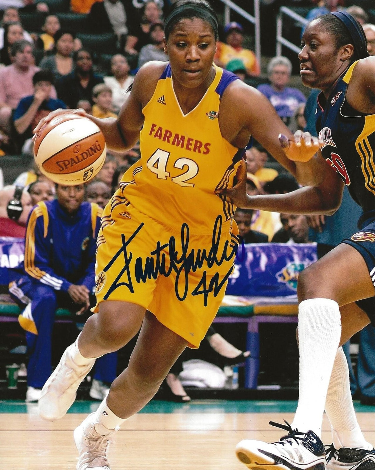 Jantel Lavender signed LA Los Angeles Sparks 8x10 photo autographed #2