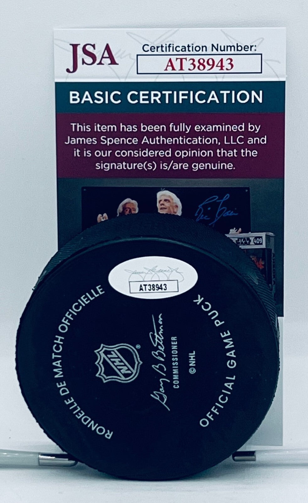 Josh Norris signed Ottawa Senators Official Game Puck autographed JSA