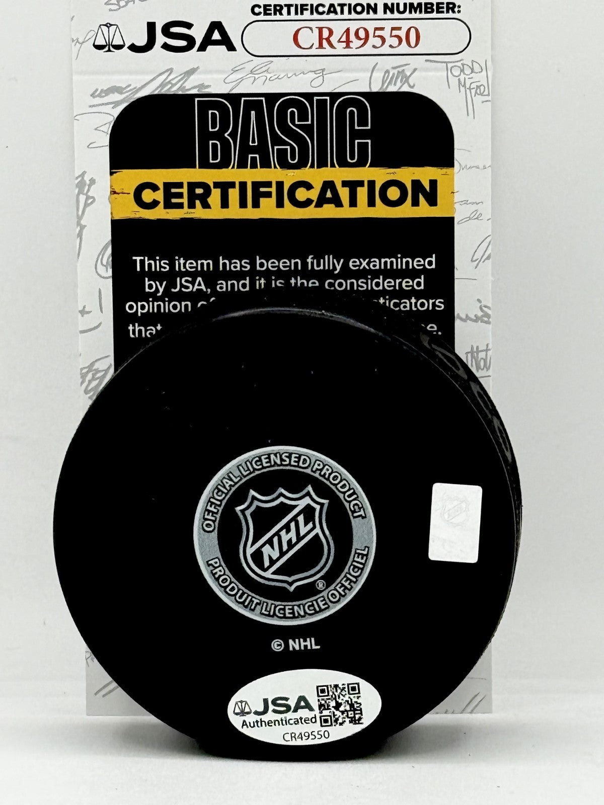 Maxime Talbot signed Pittsburgh Penguins 50th Anniversary Logo Puck JSA