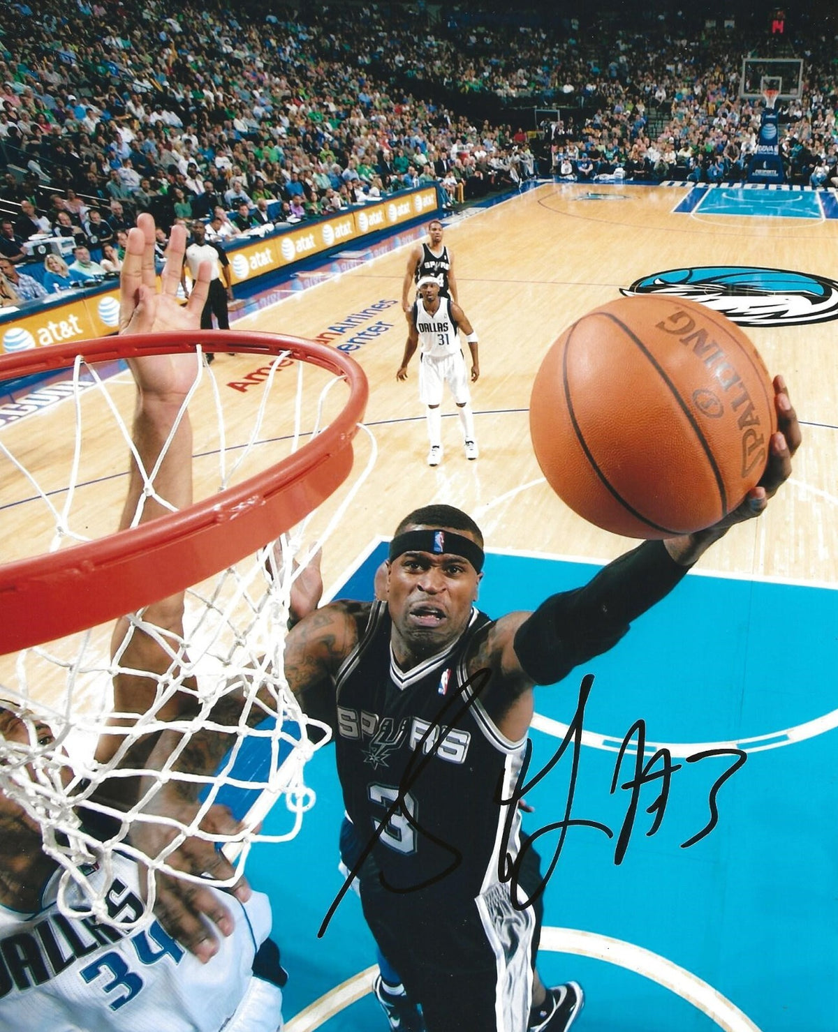 Stephen Jackson signed San Antonio Spurs 8x10 photo autographed
