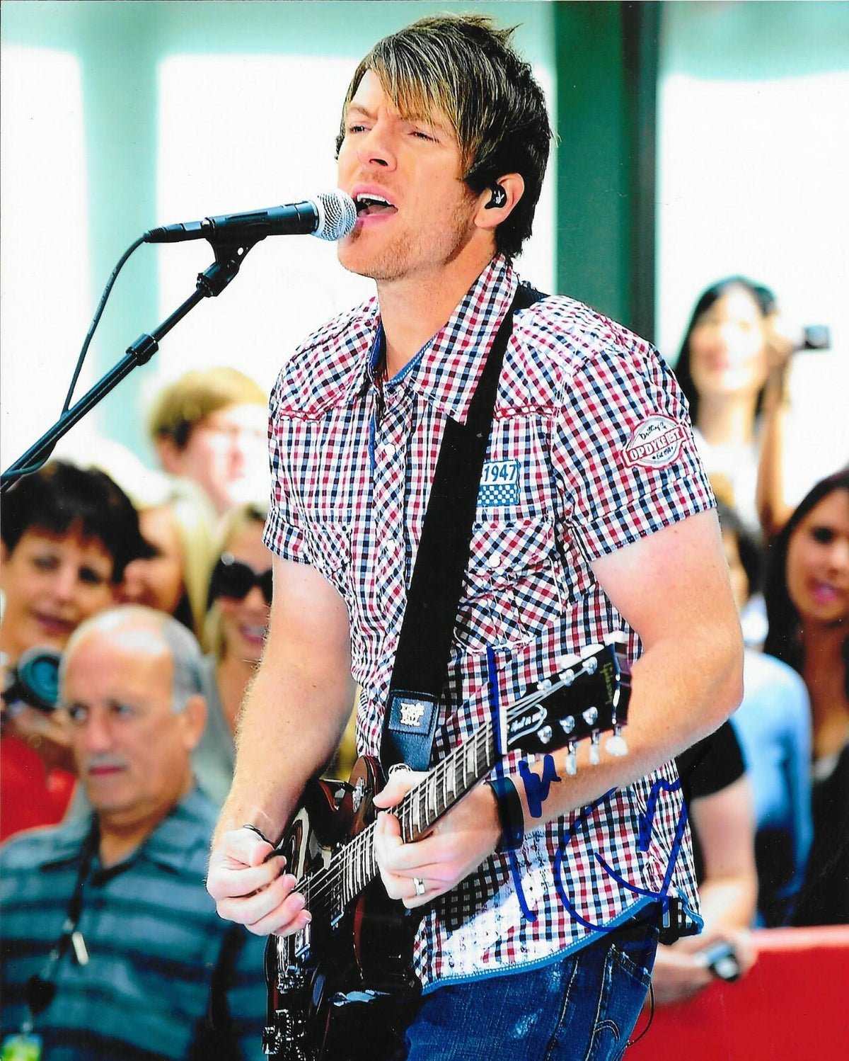 Joe Don Rooney Rascal Flatts signed 8x10 photo autographed 6
