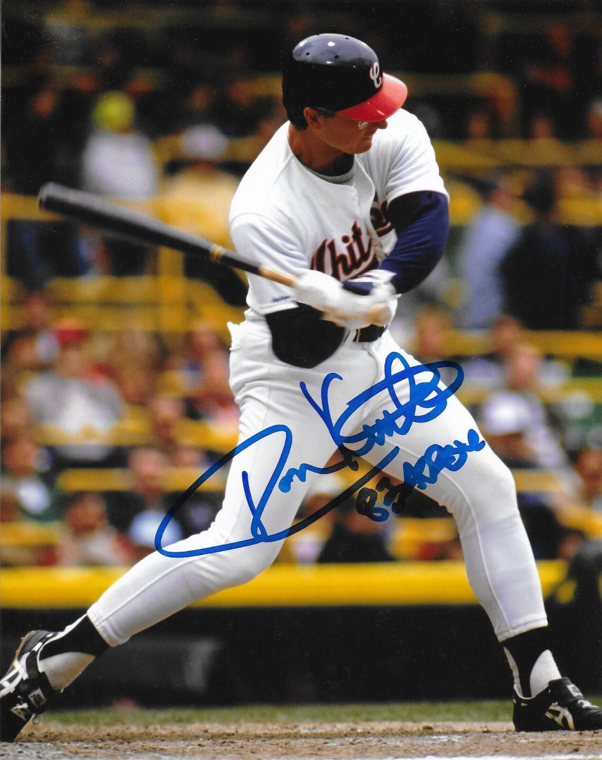Ron Kittle signed Chicago White Sox 8x10 photo autographed W/ ROY Inscription #2