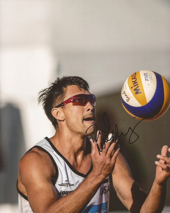 David McKienzie AVP Beach Volleyball signed 8x10 photo Team USA autographed
