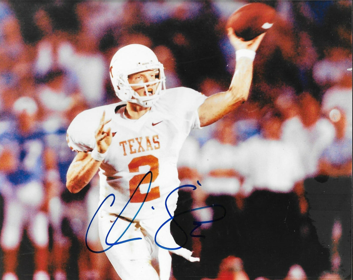 Chris Simms signed Texas Longhorns 8x10 photo autographed 2