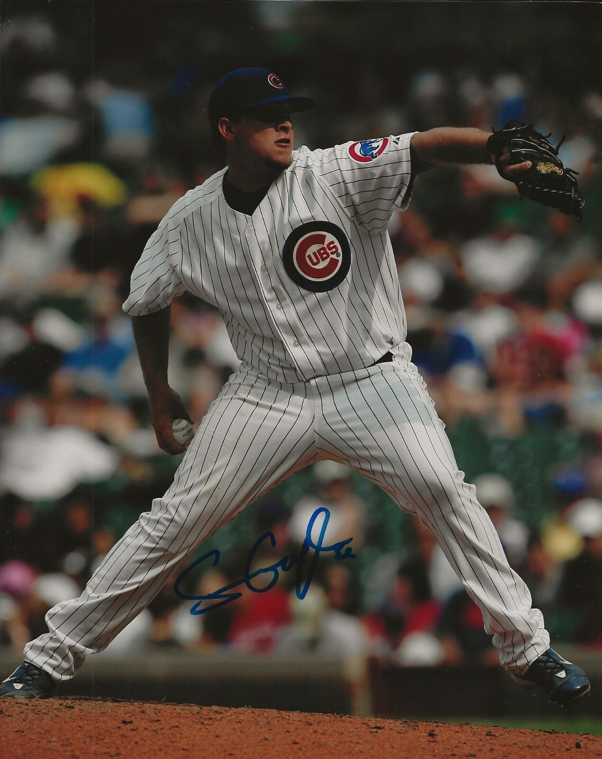 Sean Gallagher signed Chicago Cubs 8x10 photo autographed
