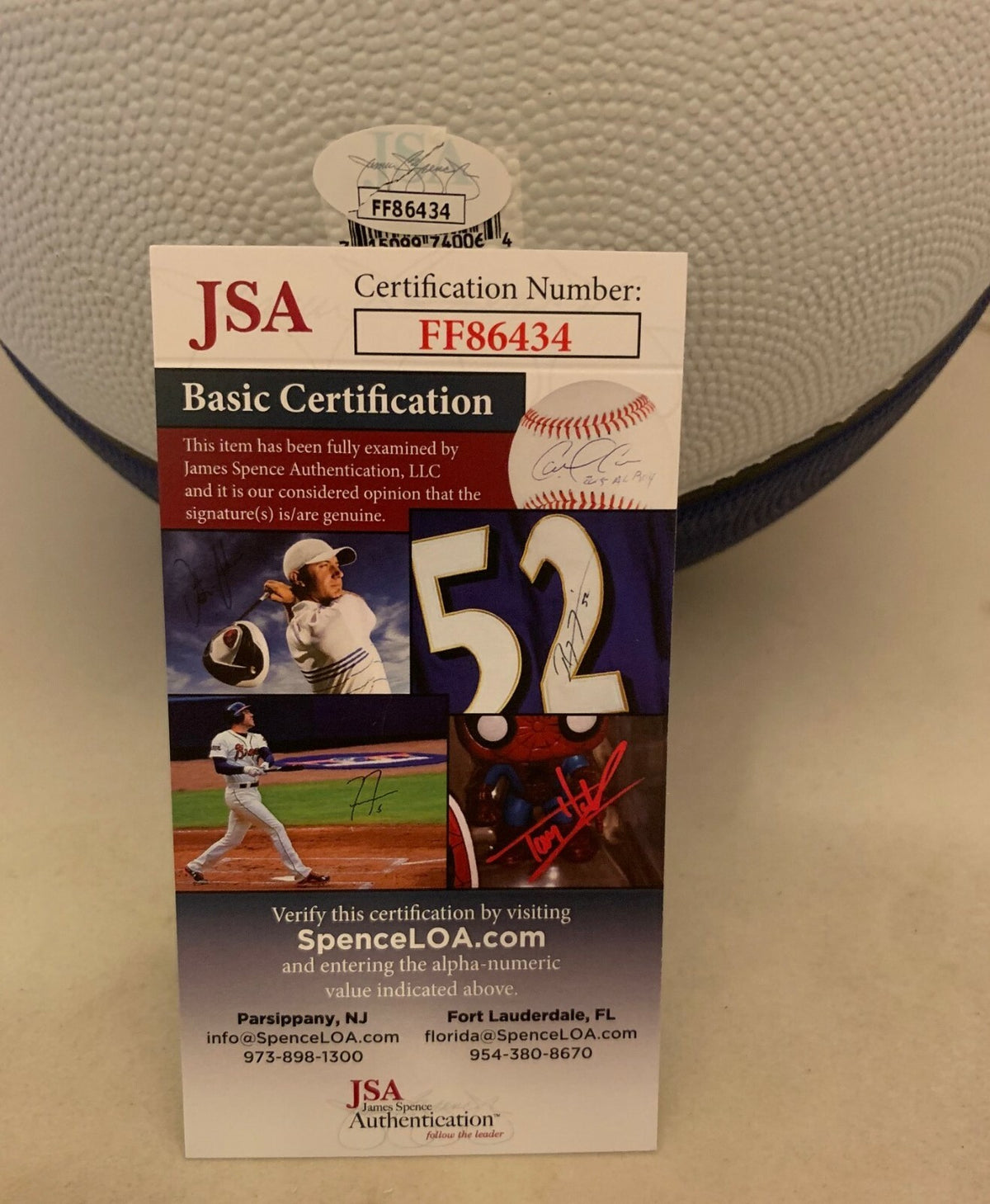 Wendell Carter Jr. signed Duke Blue Devils F/S Logo Basketball autographed JSA