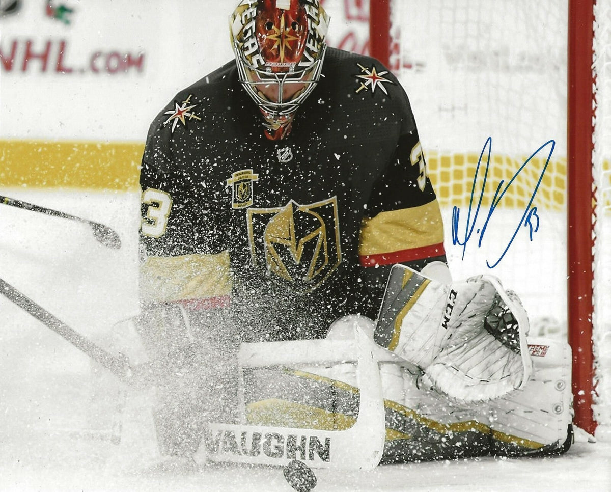 Maxime Lagace signed Las Vegas Golden Knights 8x10 photo autographed Max 8