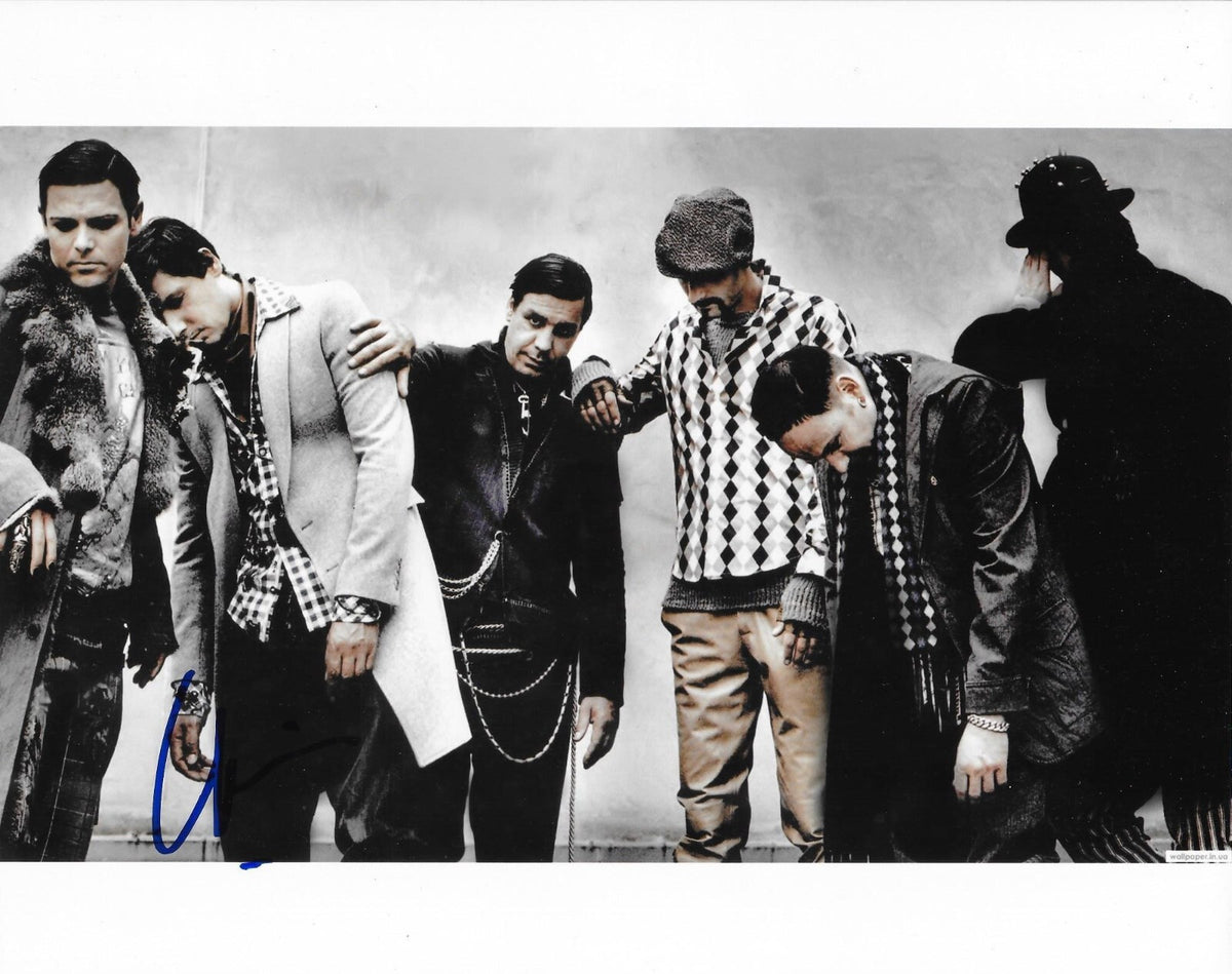 Christoph Schneider Rammstein signed 8x10 photo autographed #2