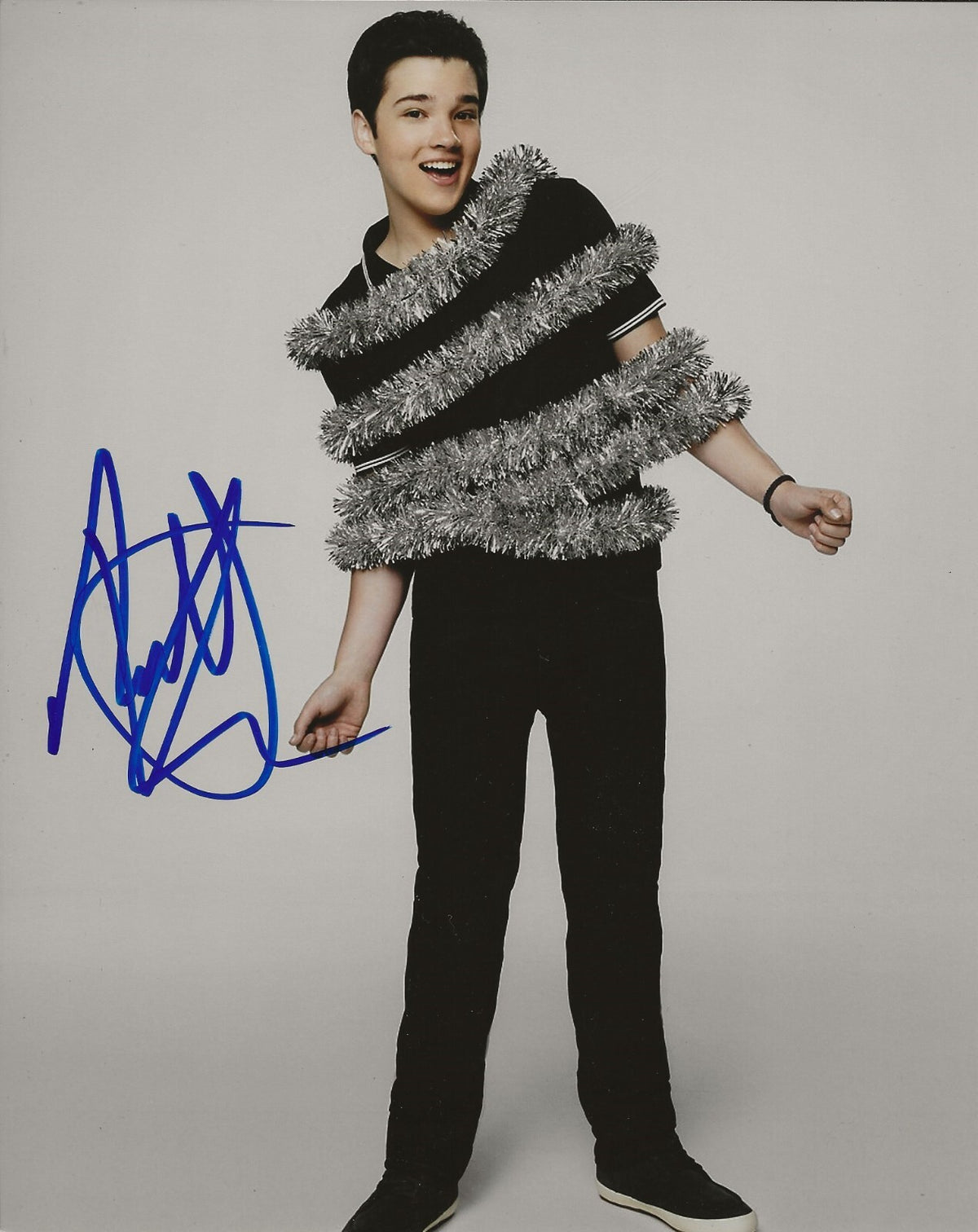 Nathan Kress signed iCarly 8x10 photo autographed Freddie Benson #3