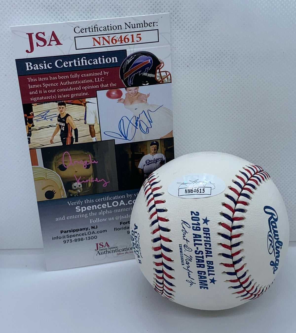 Jake Lamb Arizona Diamondbacks signed 2017 All Star Baseball Ball JSA