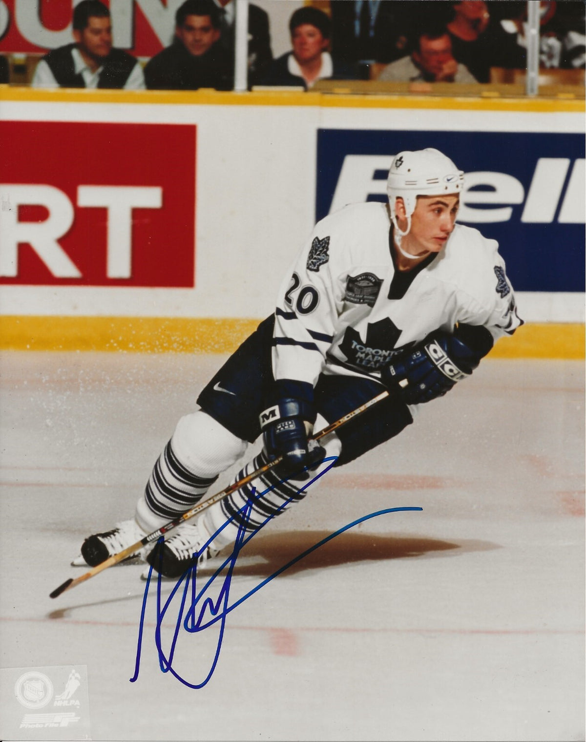Mike Johnson signed Toronto Maple Leafs 8x10 photo autographed