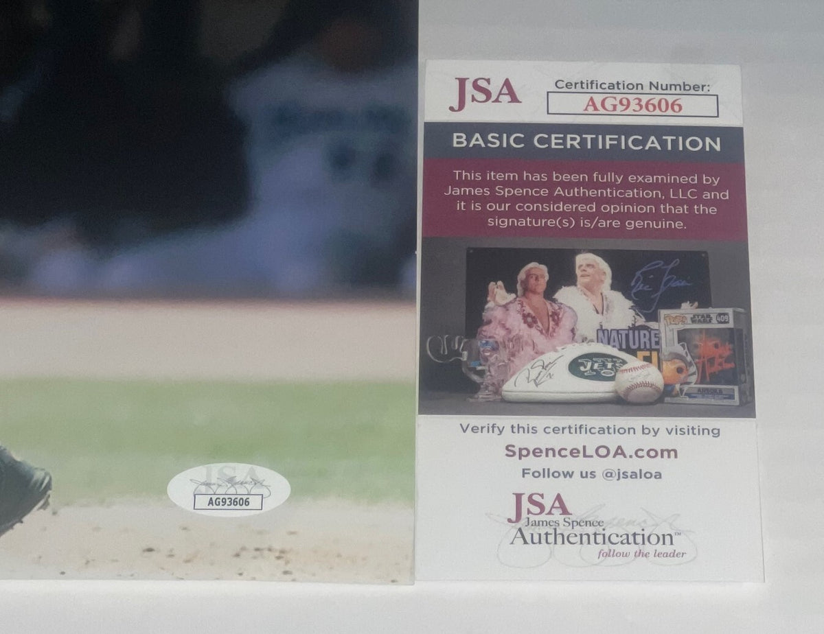 Cliff Floyd signed Florida Marlins 11x14 photo autographed JSA