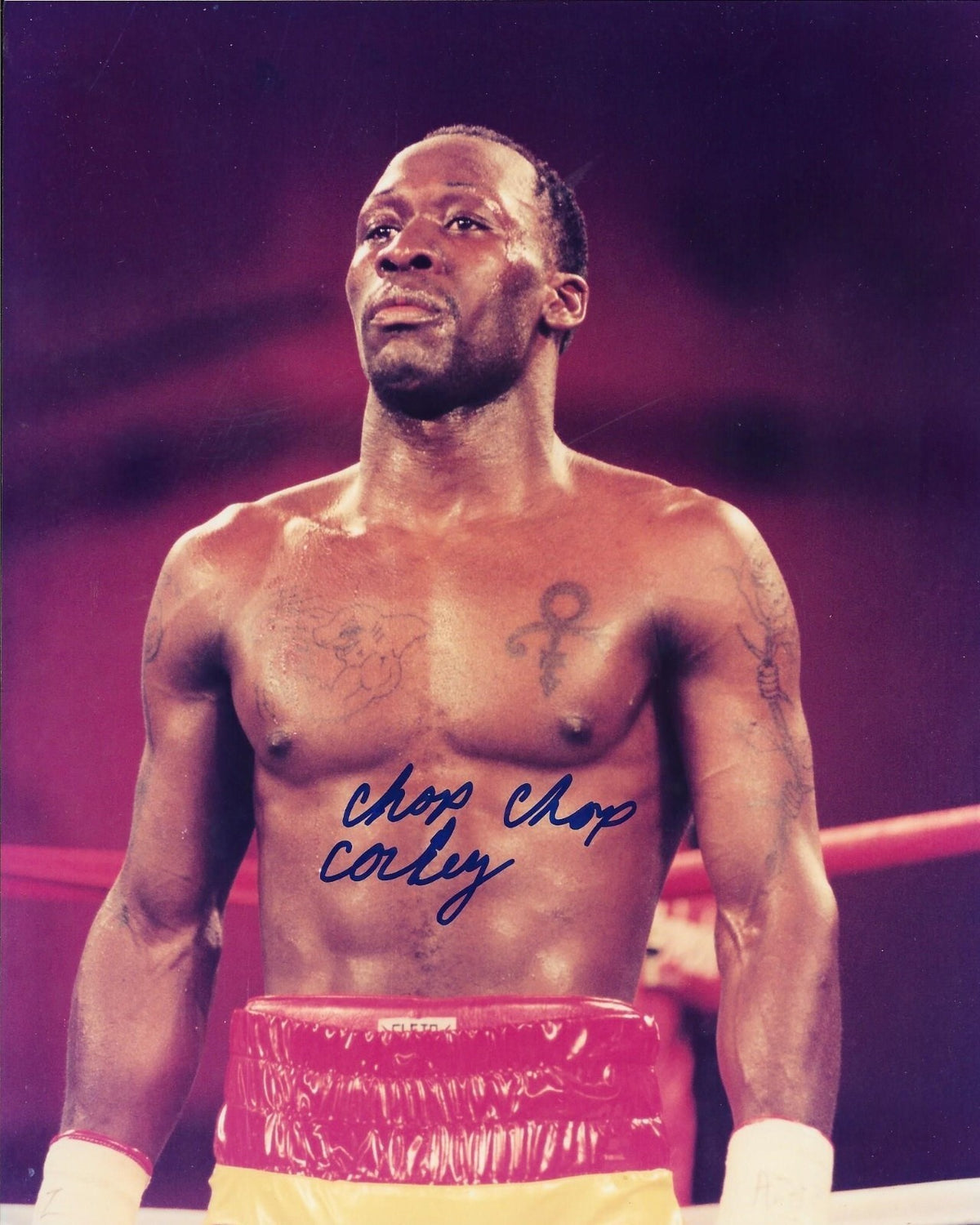 DeMarcus Corley "Chop Chop" signed Boxing 8x10 photo autographed