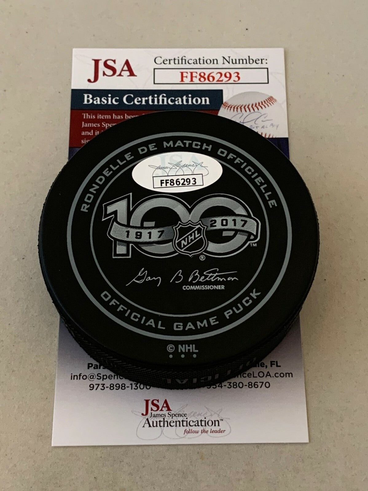 Rickard Rakell signed Anaheim Ducks Official Game Puck autographed JSA