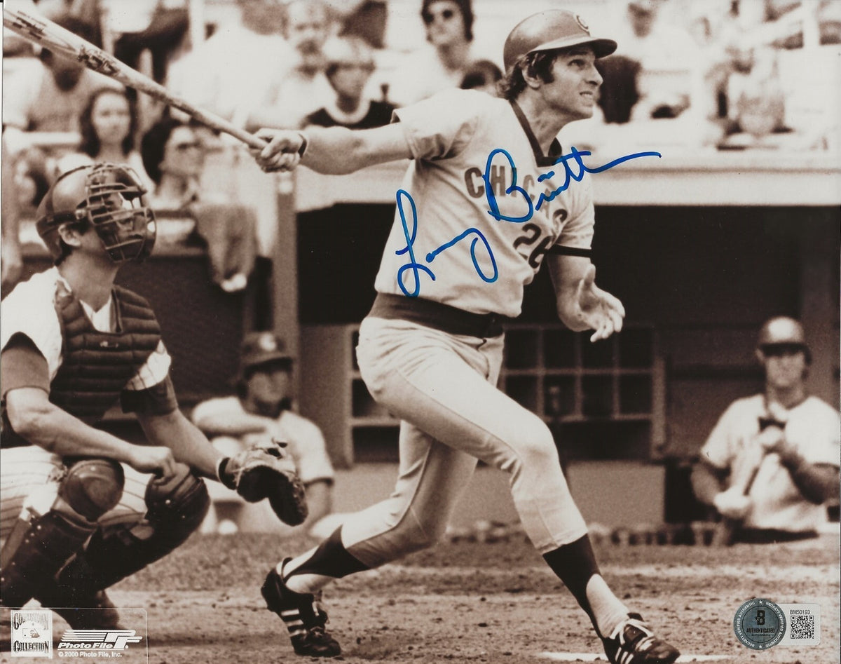 Larry Biittner signed Chicago Cubs 8x10 photo autographed Beckett COA