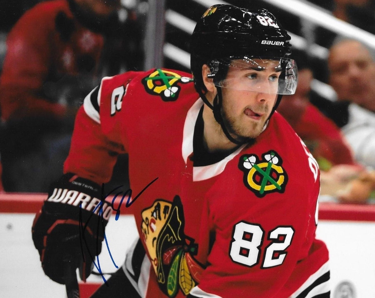 Jordan Oesterle signed Chicago Blackhawks 8x10 photo autographed Hawks 5