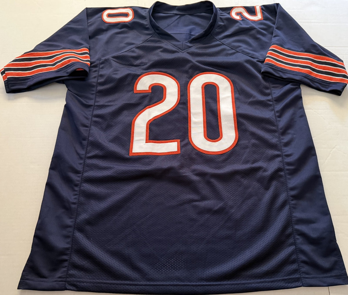 Thomas Sanders Chicago Bears signed Custom jersey + Inscrip Beckett Witnessed