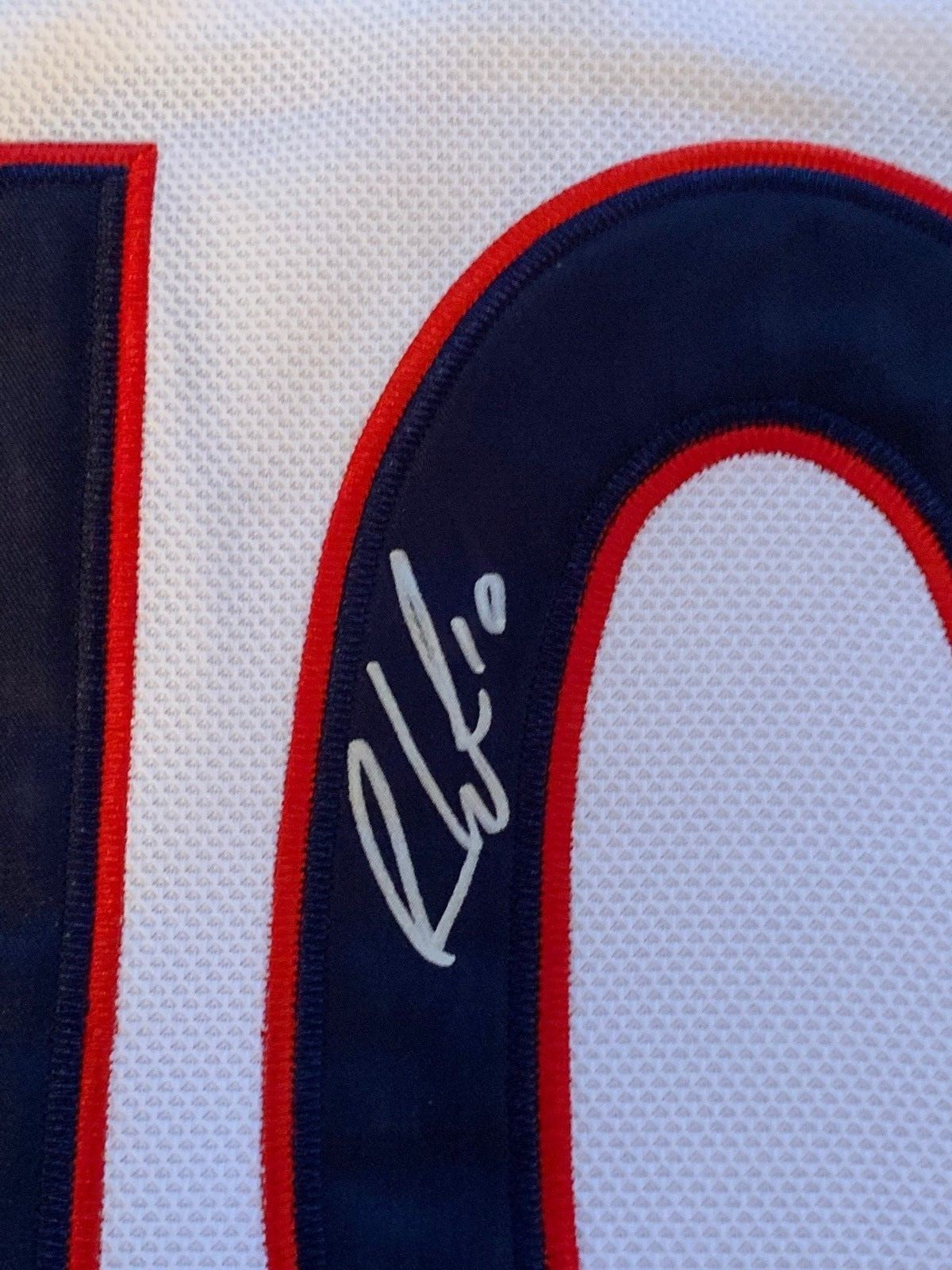 Alexander Wennberg signed White Columbus Blue Jackets jersey autographed JSA