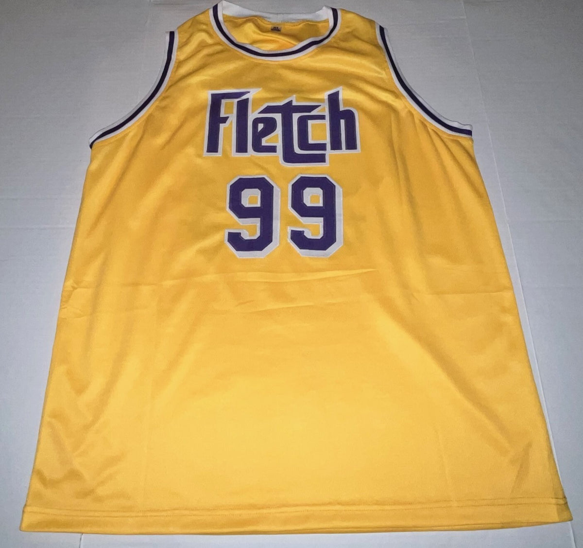 Chevy Chase signed Custom Fletch Basketball Jersey autographed LA Lakers JSA