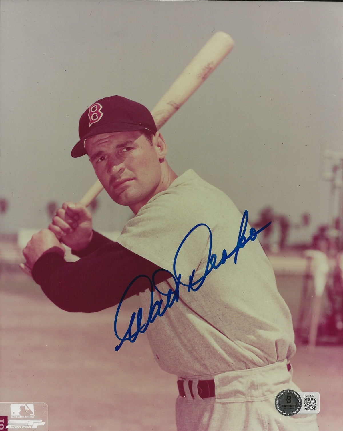 Walt Dropo signed Boston Red Sox 8x10 photo autographed Beckett COA