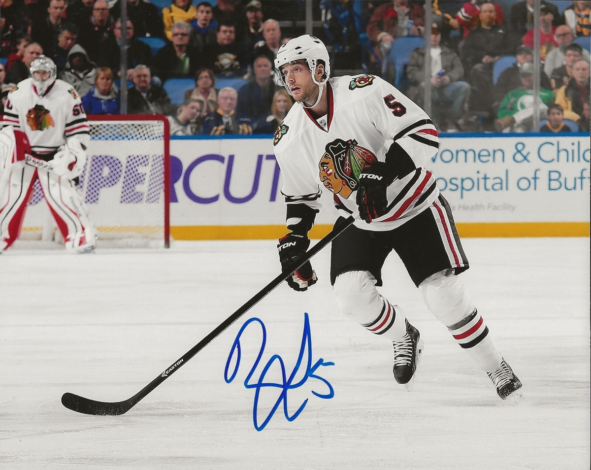 David Rundblad signed Chicago Blackhawks 8x10 photo autographed Hawks