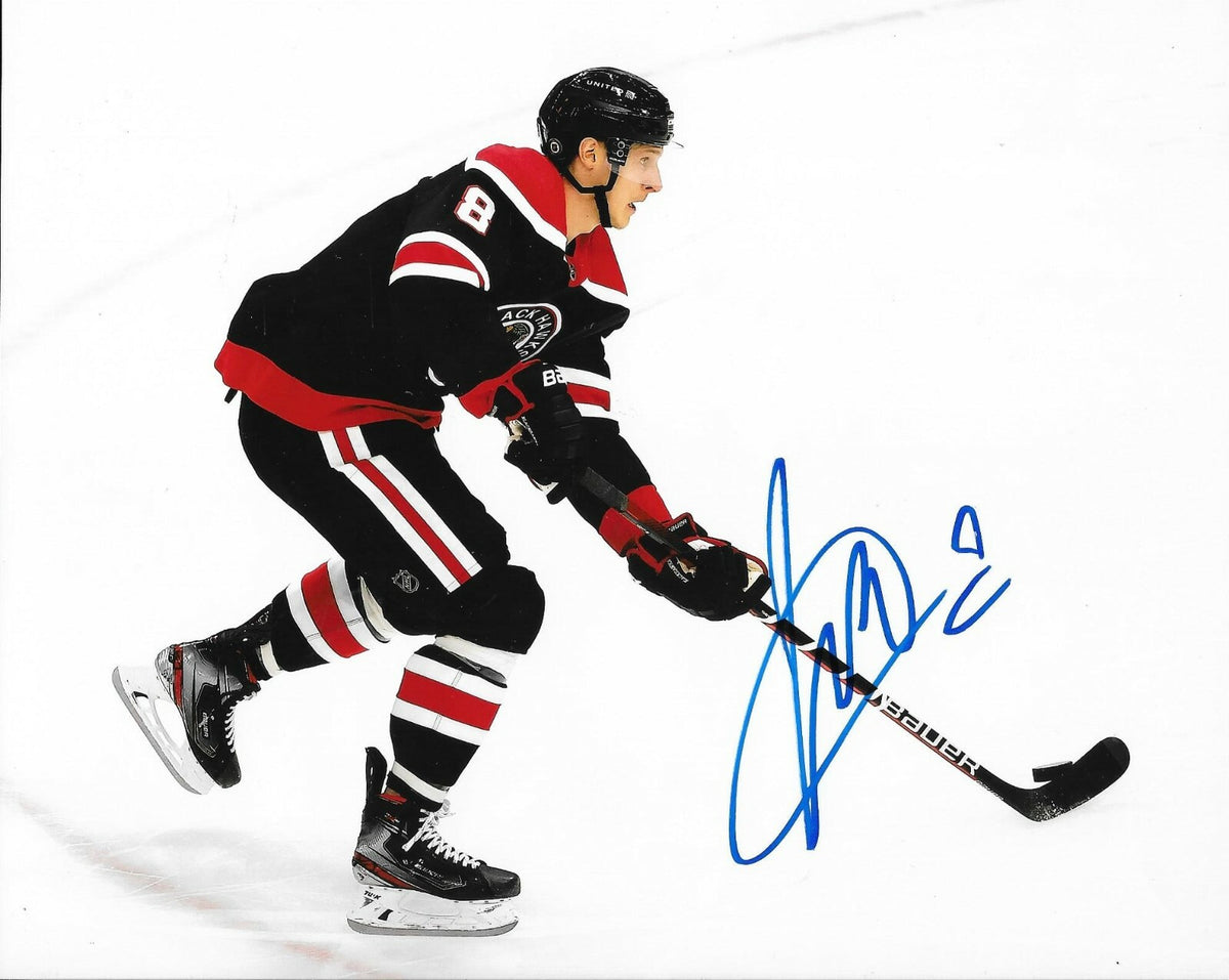 Dominik Kubalik signed Chicago Blackhawks 8x10 photo autographed Hawks 6