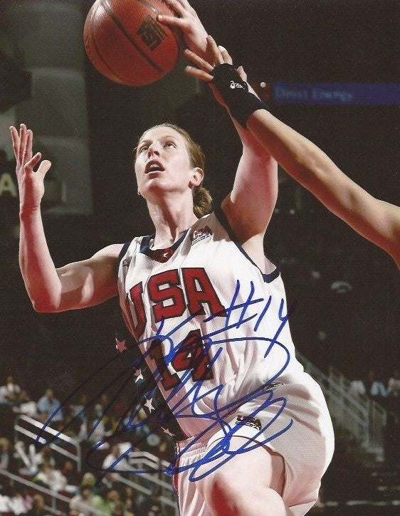 Katie Smith New York Liberty signed Team USA 8x10 photo HOF WNBA