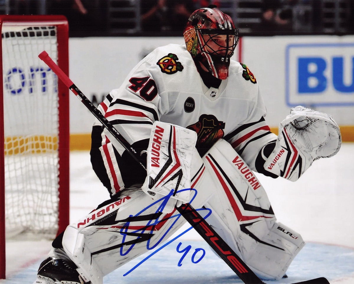 Arvid Soderblom signed Chicago Blackhawks 8x10 photo autographed Hawks #2